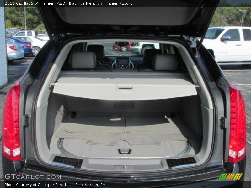 Black Ice Metallic / Titanium/Ebony 2012 Cadillac SRX Premium AWD