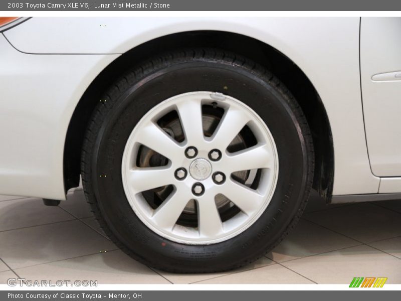 Lunar Mist Metallic / Stone 2003 Toyota Camry XLE V6