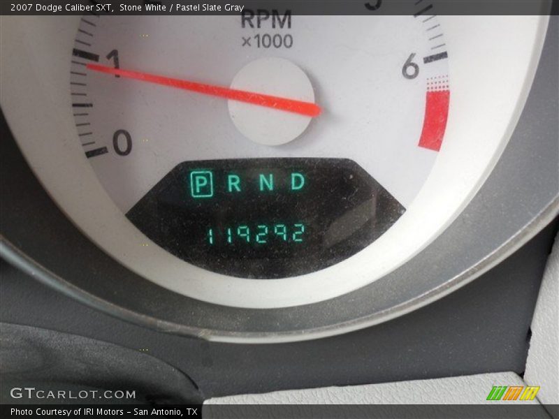 Stone White / Pastel Slate Gray 2007 Dodge Caliber SXT