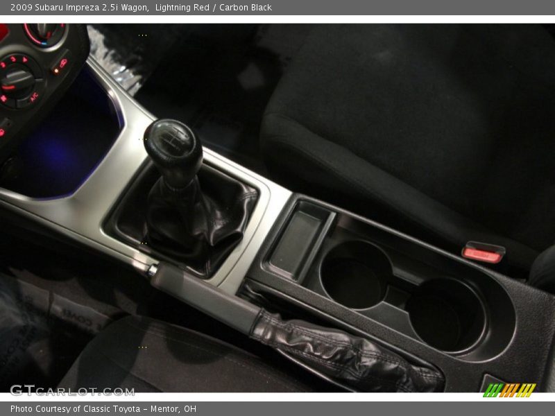 Lightning Red / Carbon Black 2009 Subaru Impreza 2.5i Wagon
