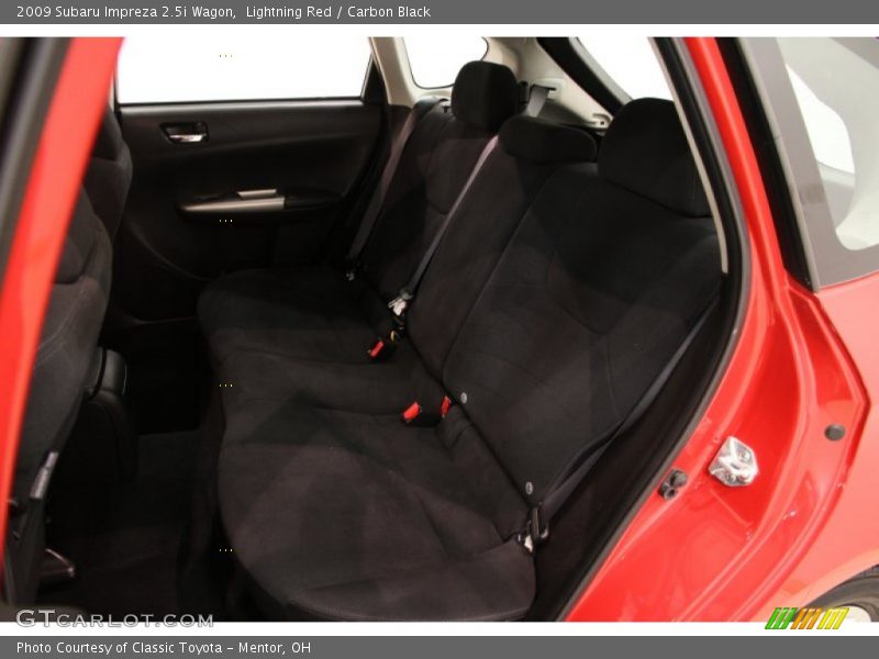 Lightning Red / Carbon Black 2009 Subaru Impreza 2.5i Wagon