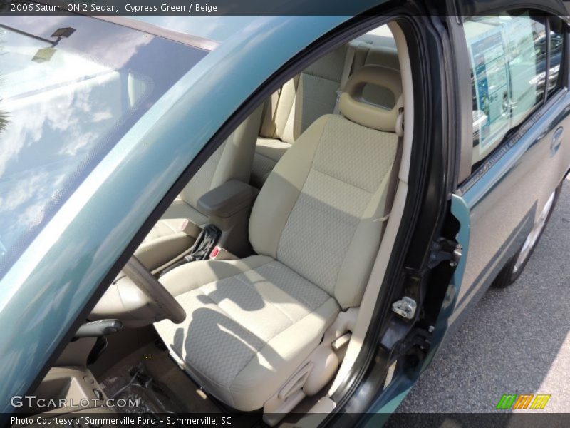 Cypress Green / Beige 2006 Saturn ION 2 Sedan