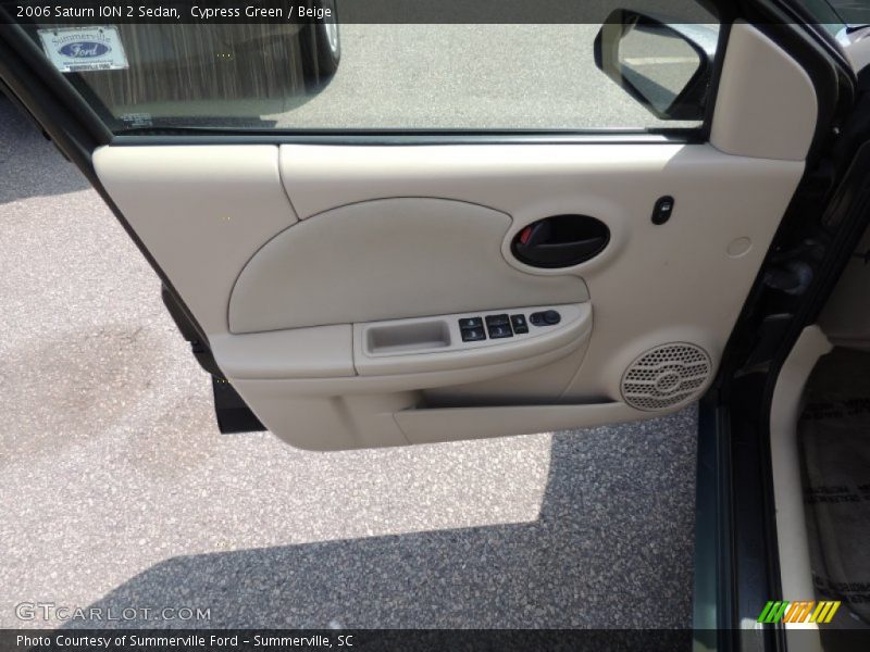 Cypress Green / Beige 2006 Saturn ION 2 Sedan
