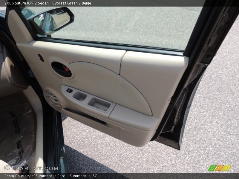 Cypress Green / Beige 2006 Saturn ION 2 Sedan