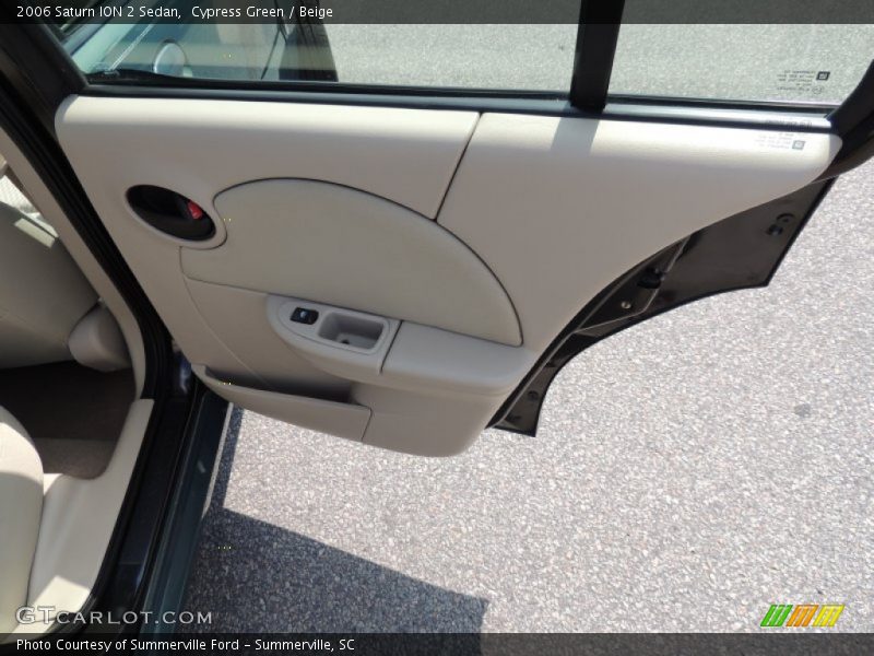 Cypress Green / Beige 2006 Saturn ION 2 Sedan