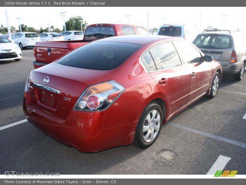 Red Brick Metallic / Charcoal 2009 Nissan Altima 2.5 S