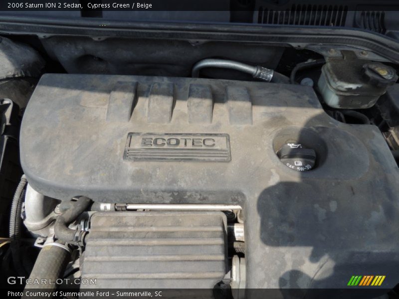 Cypress Green / Beige 2006 Saturn ION 2 Sedan