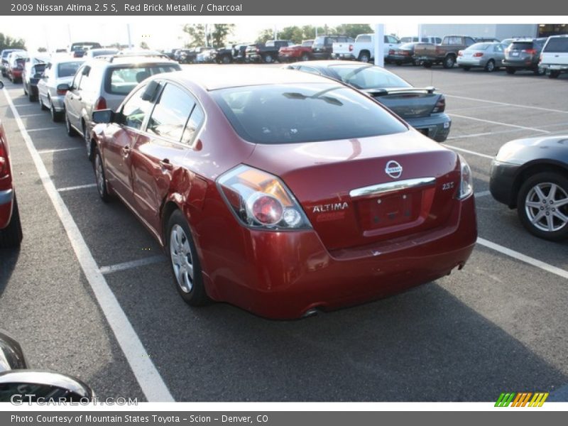 Red Brick Metallic / Charcoal 2009 Nissan Altima 2.5 S