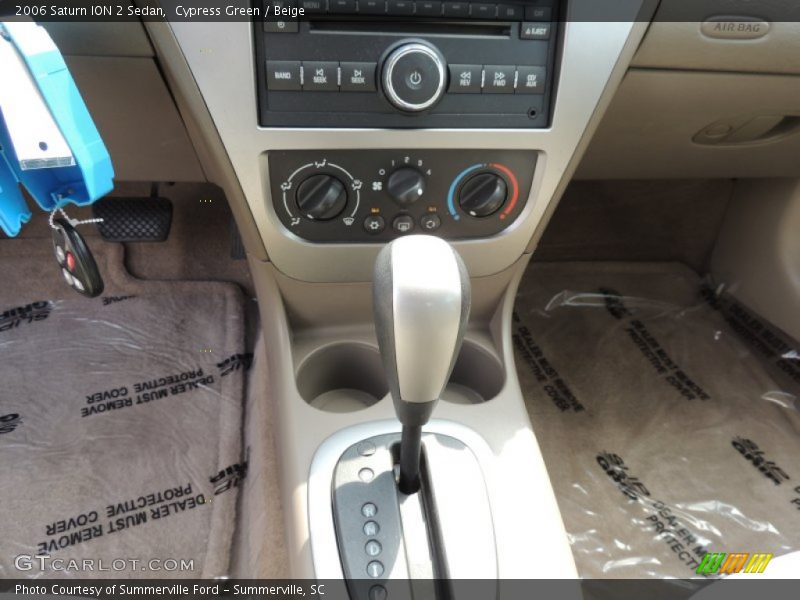 Cypress Green / Beige 2006 Saturn ION 2 Sedan