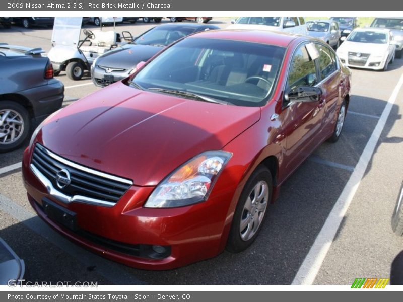 Red Brick Metallic / Charcoal 2009 Nissan Altima 2.5 S