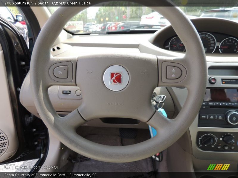 Cypress Green / Beige 2006 Saturn ION 2 Sedan