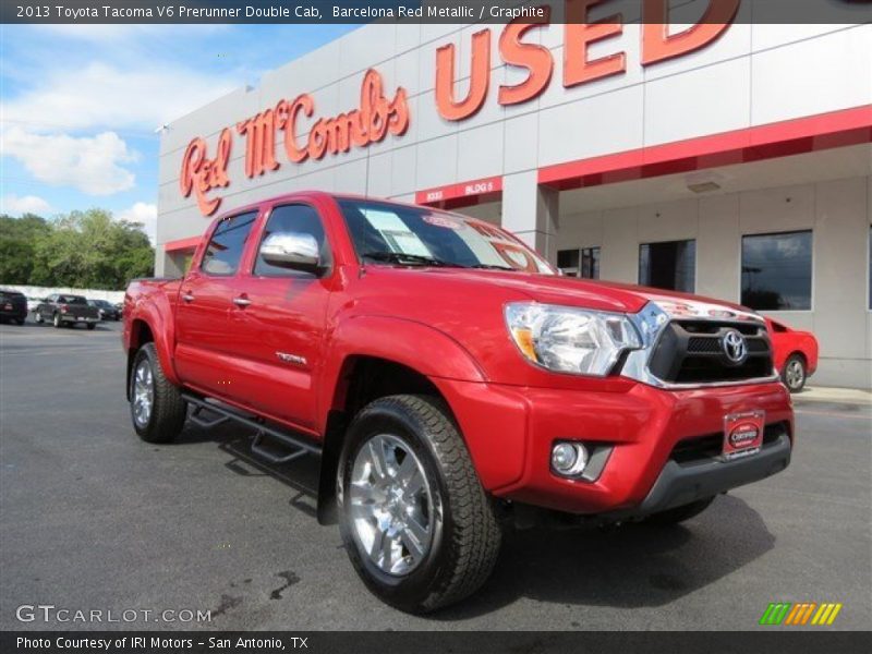 Barcelona Red Metallic / Graphite 2013 Toyota Tacoma V6 Prerunner Double Cab