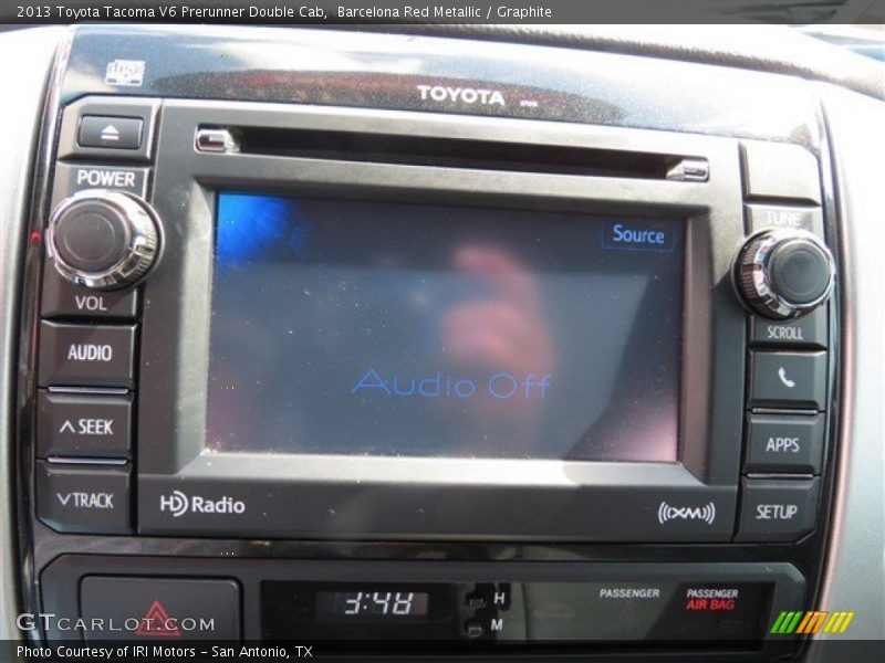 Barcelona Red Metallic / Graphite 2013 Toyota Tacoma V6 Prerunner Double Cab