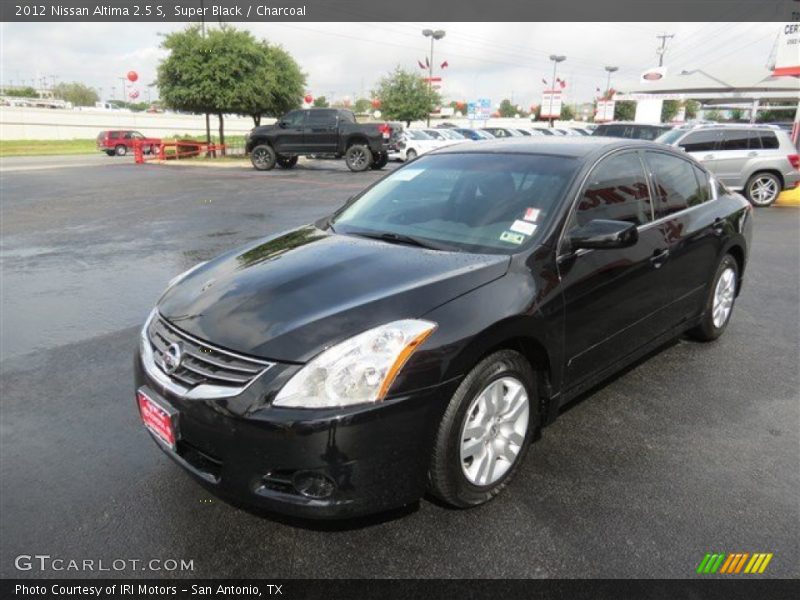 Super Black / Charcoal 2012 Nissan Altima 2.5 S