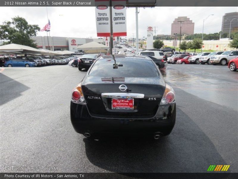 Super Black / Charcoal 2012 Nissan Altima 2.5 S