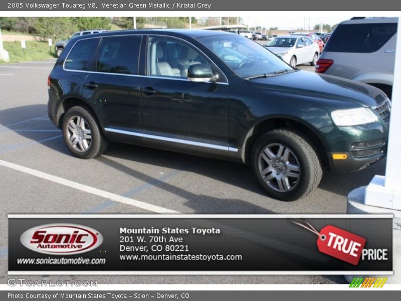 Venetian Green Metallic / Kristal Grey 2005 Volkswagen Touareg V8