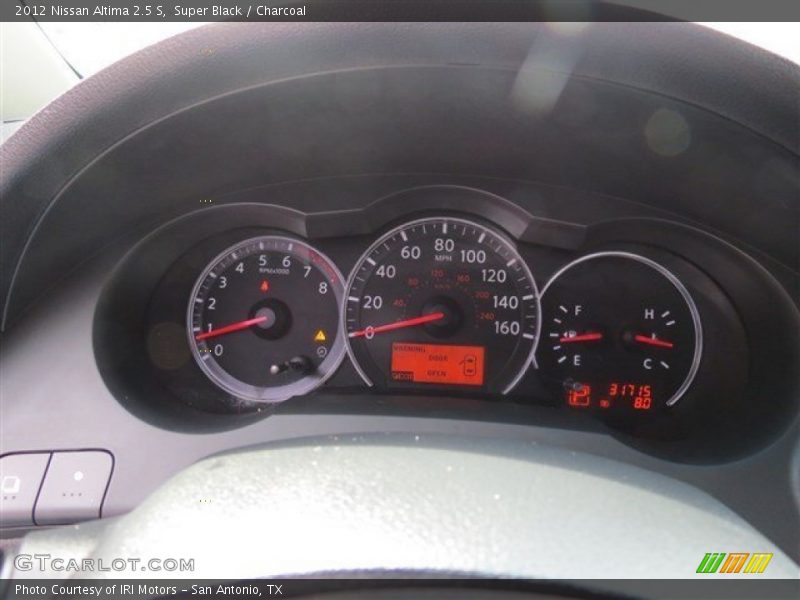Super Black / Charcoal 2012 Nissan Altima 2.5 S