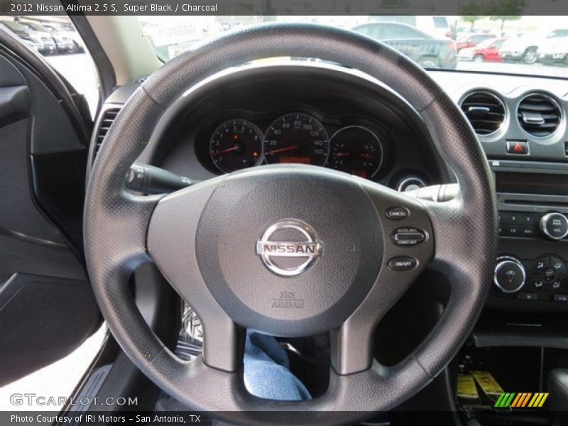 Super Black / Charcoal 2012 Nissan Altima 2.5 S