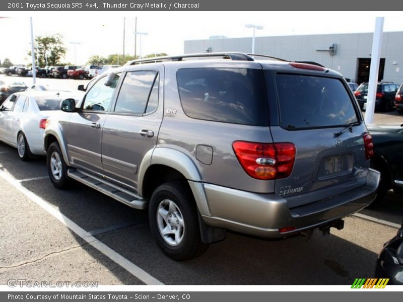 Thunder Gray Metallic / Charcoal 2001 Toyota Sequoia SR5 4x4