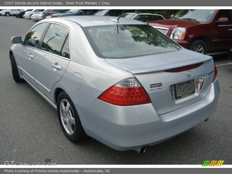 Silver Frost Metallic / Gray 2007 Honda Accord Hybrid Sedan