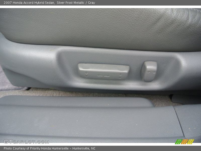 Silver Frost Metallic / Gray 2007 Honda Accord Hybrid Sedan