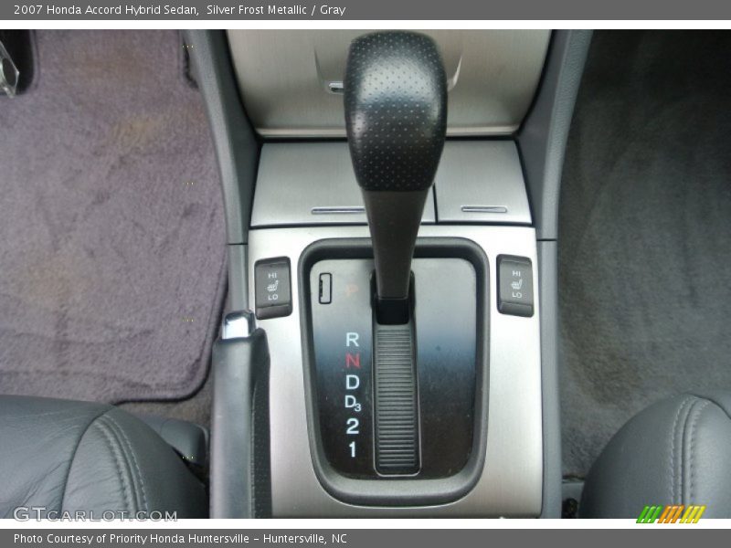 Silver Frost Metallic / Gray 2007 Honda Accord Hybrid Sedan