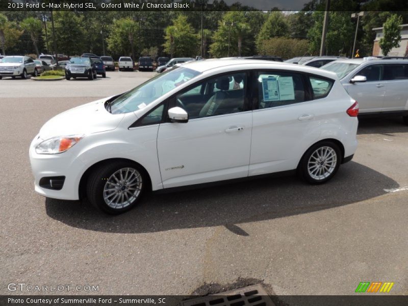 Oxford White / Charcoal Black 2013 Ford C-Max Hybrid SEL