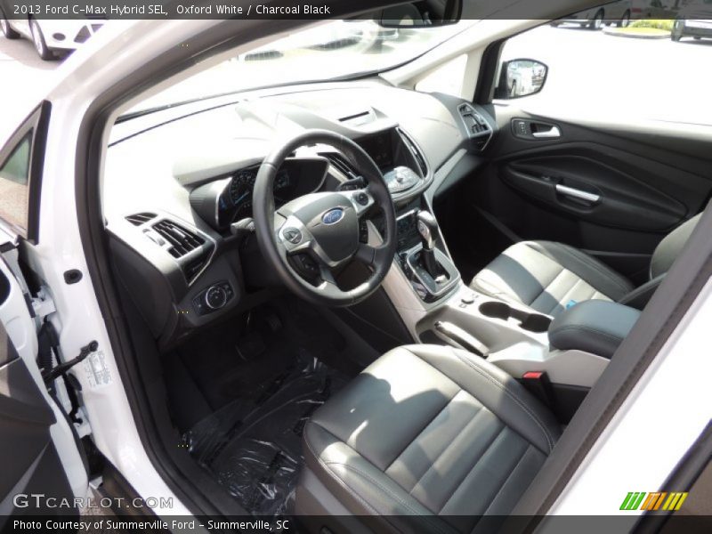 Oxford White / Charcoal Black 2013 Ford C-Max Hybrid SEL