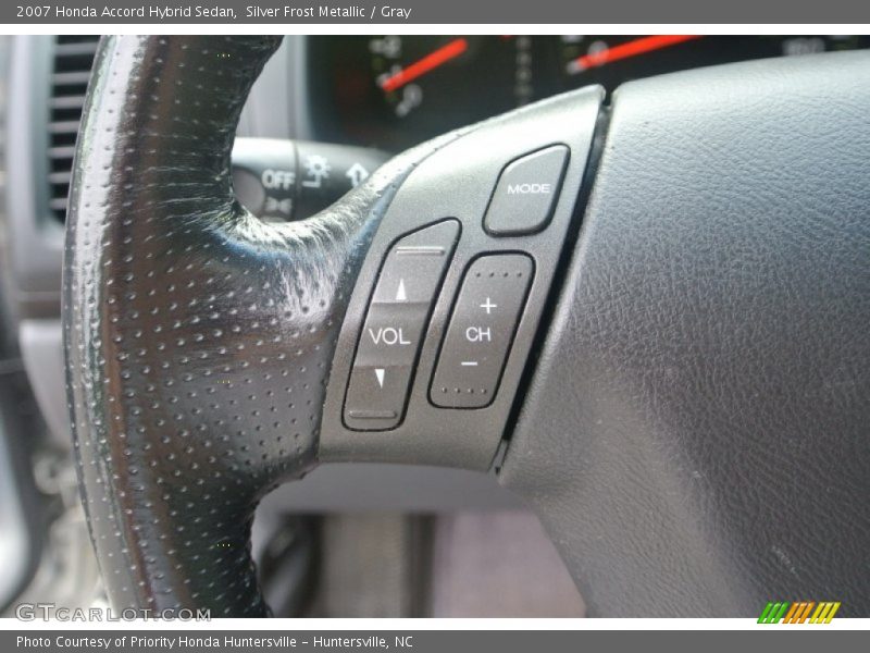 Silver Frost Metallic / Gray 2007 Honda Accord Hybrid Sedan