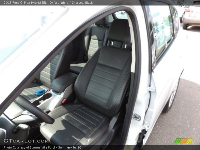 Oxford White / Charcoal Black 2013 Ford C-Max Hybrid SEL