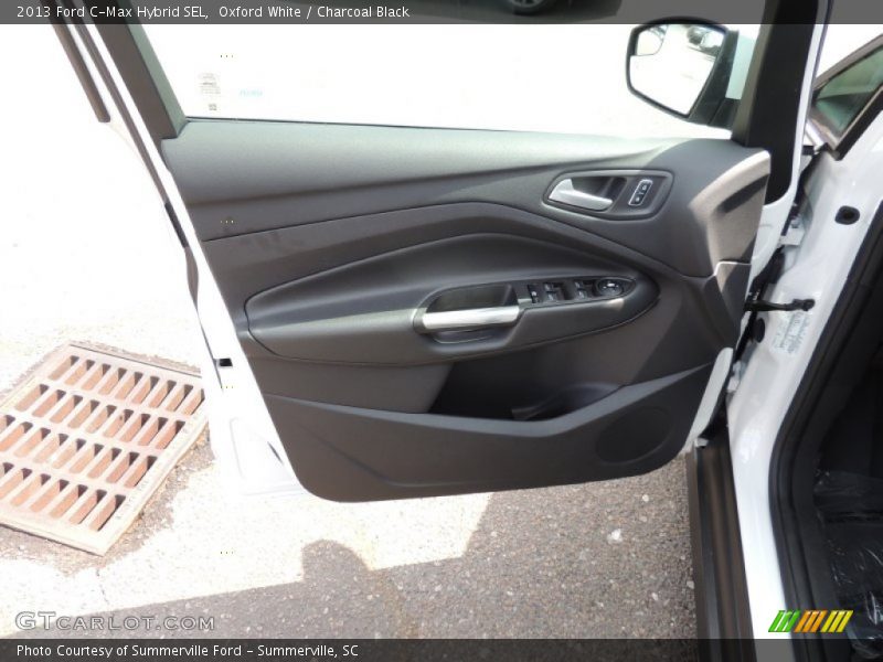 Oxford White / Charcoal Black 2013 Ford C-Max Hybrid SEL