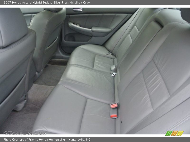 Silver Frost Metallic / Gray 2007 Honda Accord Hybrid Sedan