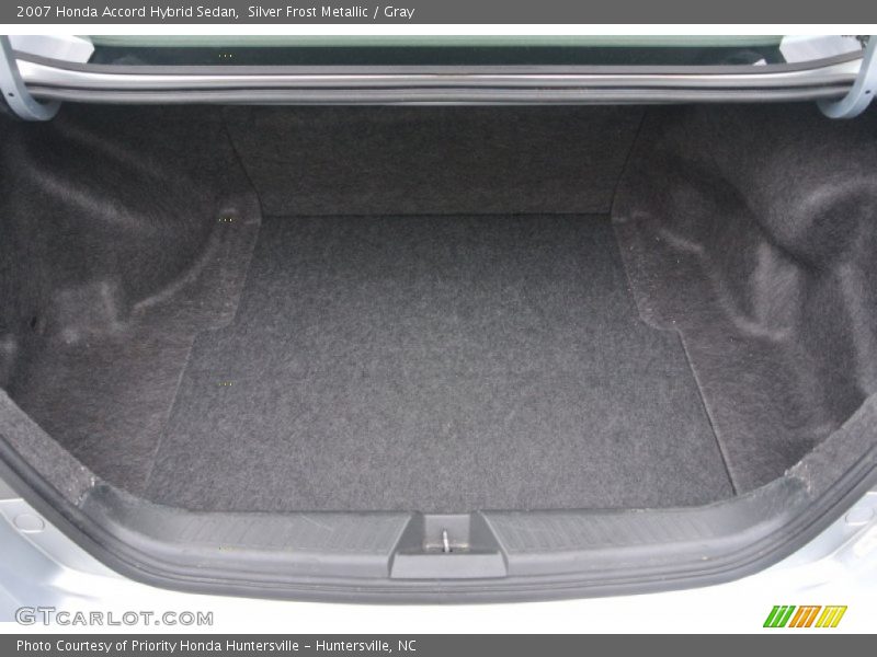Silver Frost Metallic / Gray 2007 Honda Accord Hybrid Sedan