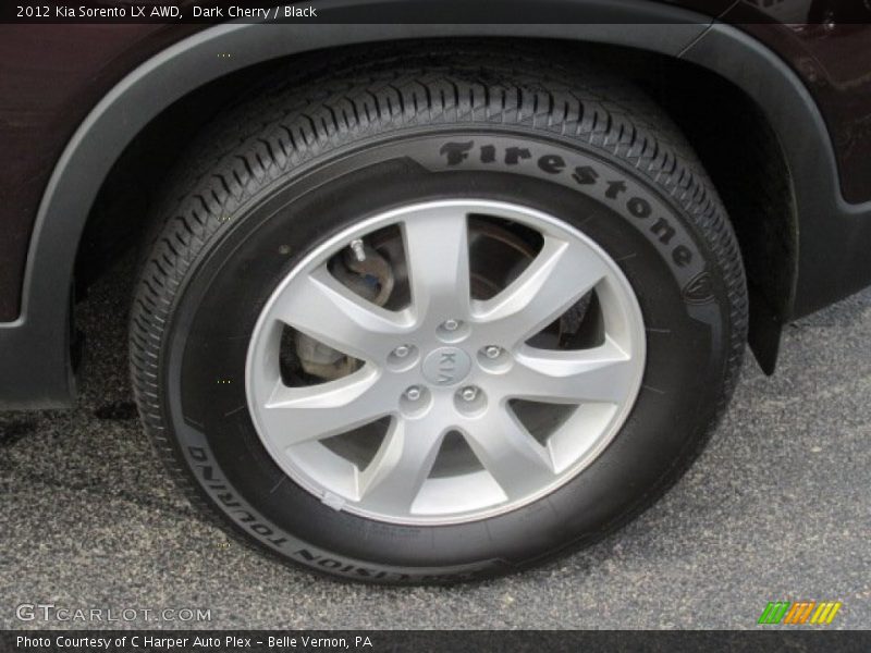 Dark Cherry / Black 2012 Kia Sorento LX AWD