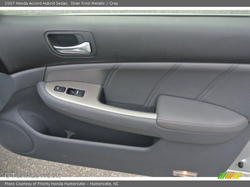 Silver Frost Metallic / Gray 2007 Honda Accord Hybrid Sedan