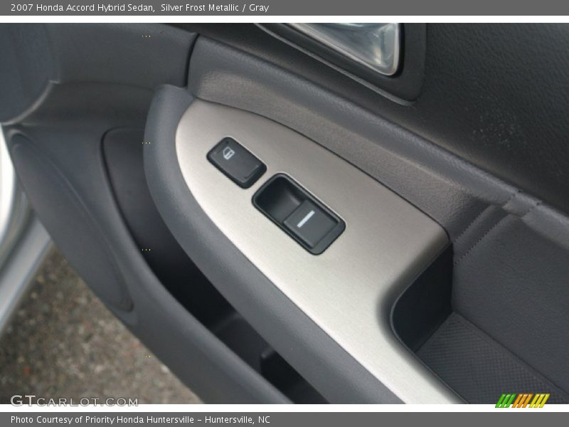 Silver Frost Metallic / Gray 2007 Honda Accord Hybrid Sedan
