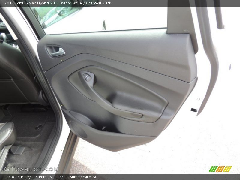 Oxford White / Charcoal Black 2013 Ford C-Max Hybrid SEL