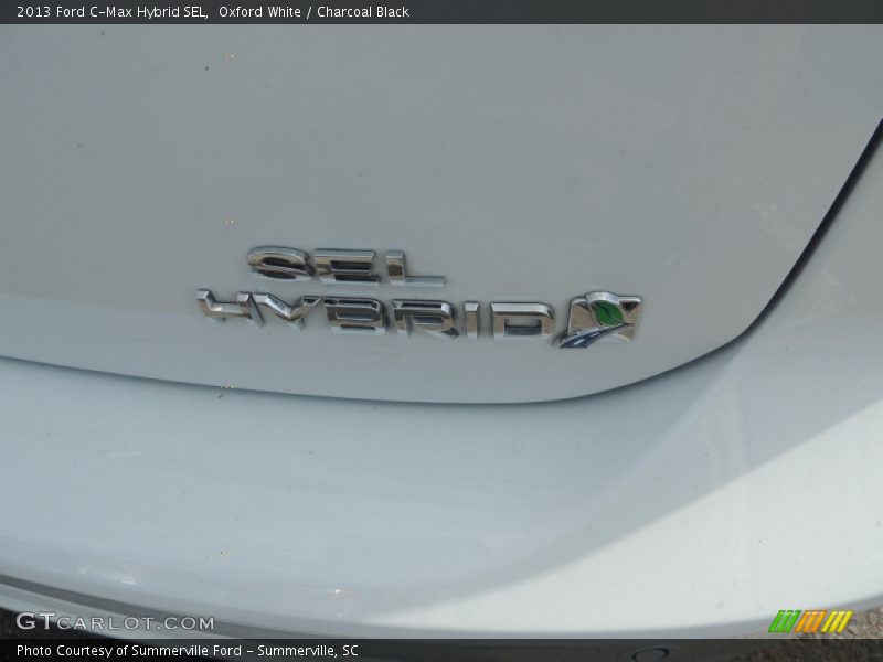 Oxford White / Charcoal Black 2013 Ford C-Max Hybrid SEL