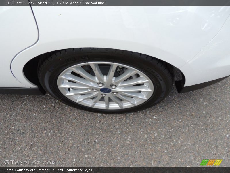 Oxford White / Charcoal Black 2013 Ford C-Max Hybrid SEL