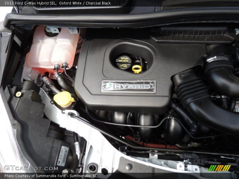 Oxford White / Charcoal Black 2013 Ford C-Max Hybrid SEL