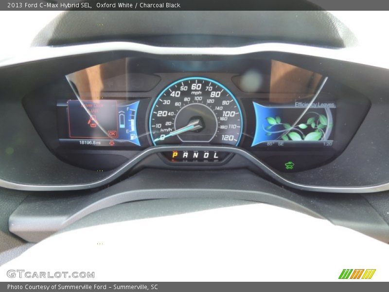 Oxford White / Charcoal Black 2013 Ford C-Max Hybrid SEL
