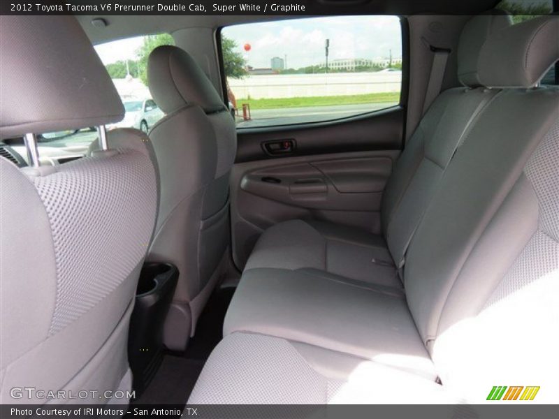 Super White / Graphite 2012 Toyota Tacoma V6 Prerunner Double Cab