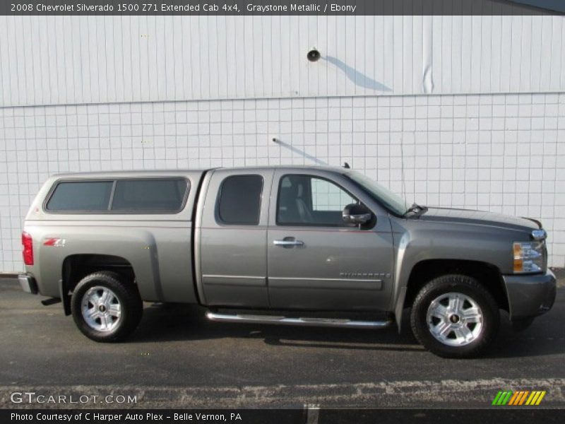 Graystone Metallic / Ebony 2008 Chevrolet Silverado 1500 Z71 Extended Cab 4x4