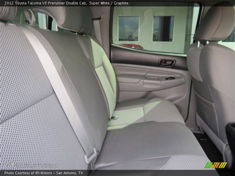 Super White / Graphite 2012 Toyota Tacoma V6 Prerunner Double Cab