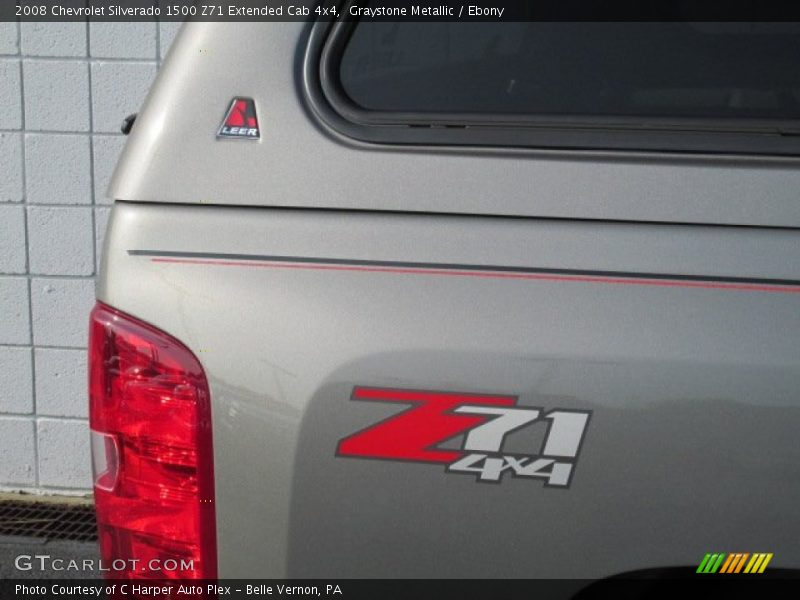 Graystone Metallic / Ebony 2008 Chevrolet Silverado 1500 Z71 Extended Cab 4x4