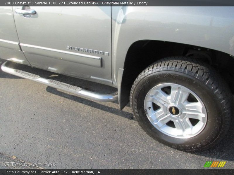 Graystone Metallic / Ebony 2008 Chevrolet Silverado 1500 Z71 Extended Cab 4x4