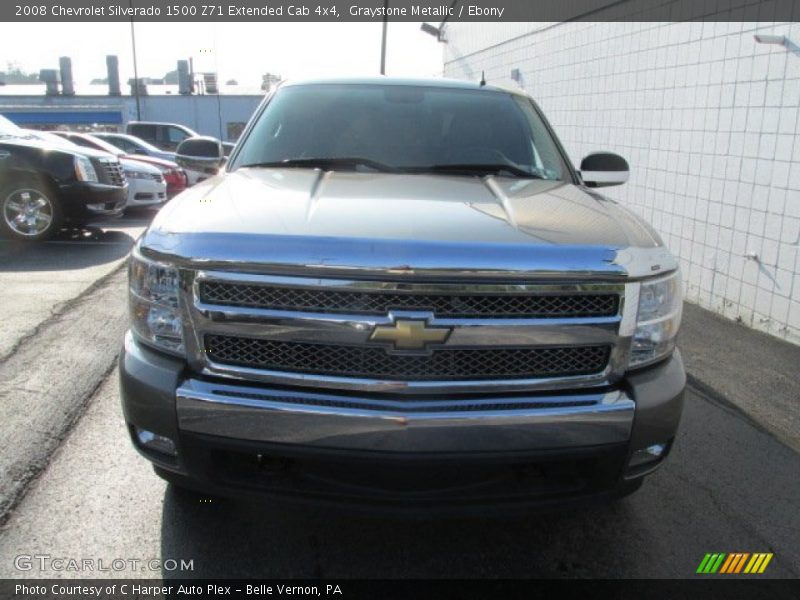 Graystone Metallic / Ebony 2008 Chevrolet Silverado 1500 Z71 Extended Cab 4x4