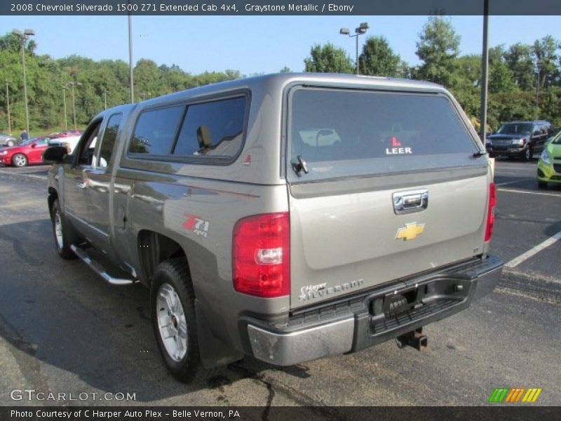 Graystone Metallic / Ebony 2008 Chevrolet Silverado 1500 Z71 Extended Cab 4x4