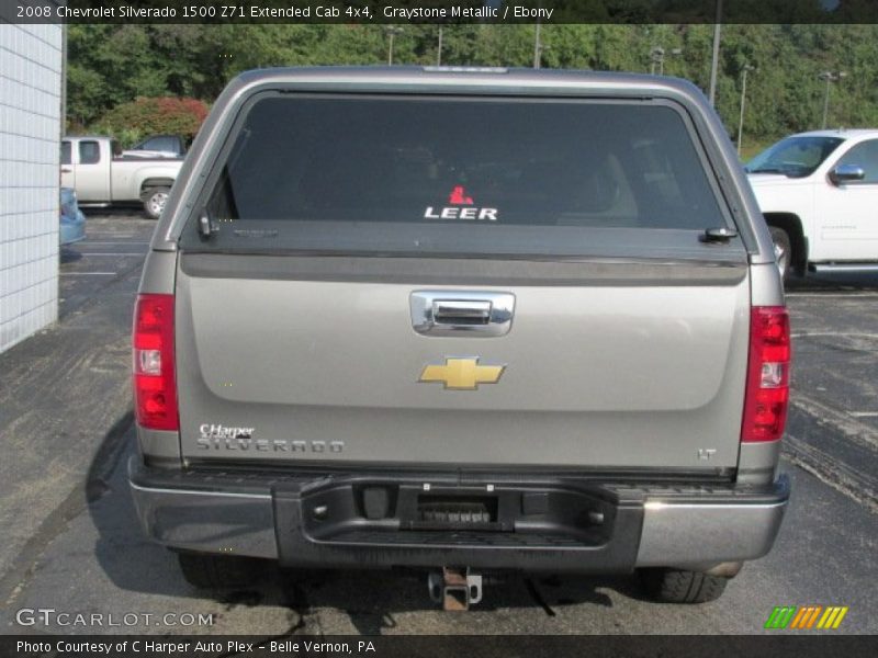 Graystone Metallic / Ebony 2008 Chevrolet Silverado 1500 Z71 Extended Cab 4x4