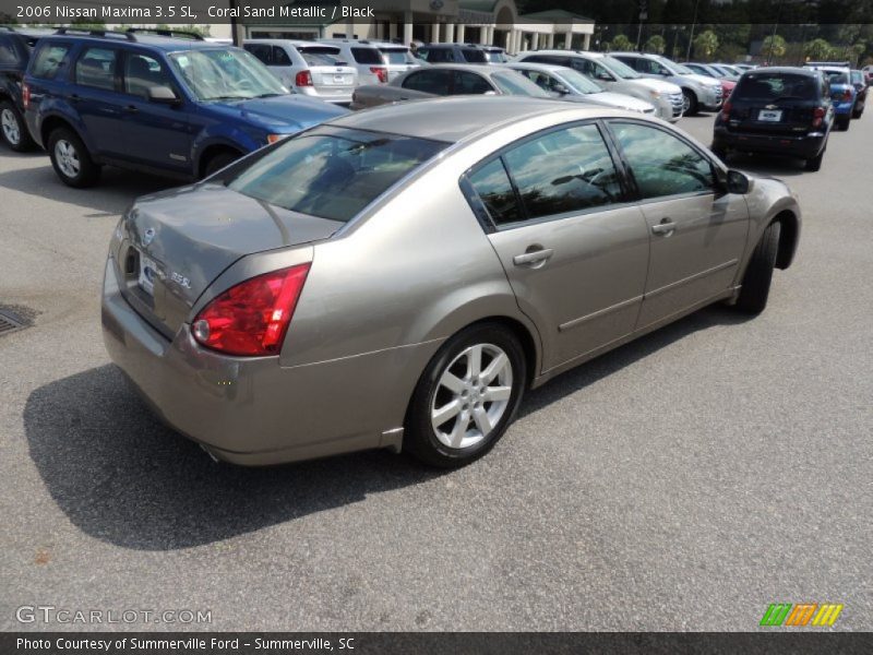Coral Sand Metallic / Black 2006 Nissan Maxima 3.5 SL